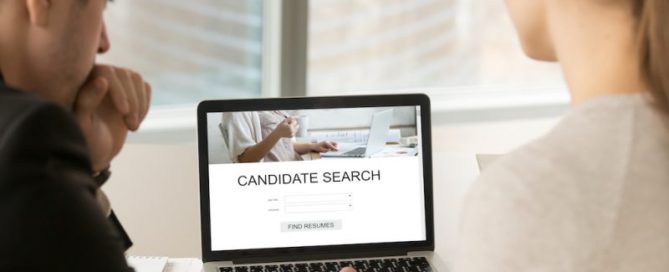 Employers searching for a qualified candidate through a staffing agency